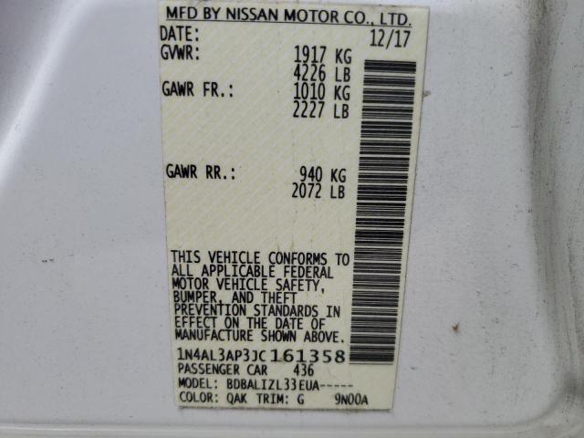 Photo 11 VIN: 1N4AL3AP3JC161358 - NISSAN ALTIMA 2.5 