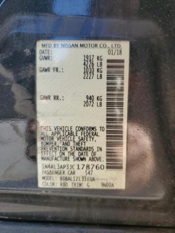 Photo 11 VIN: 1N4AL3AP3JC178760 - NISSAN ALTIMA 