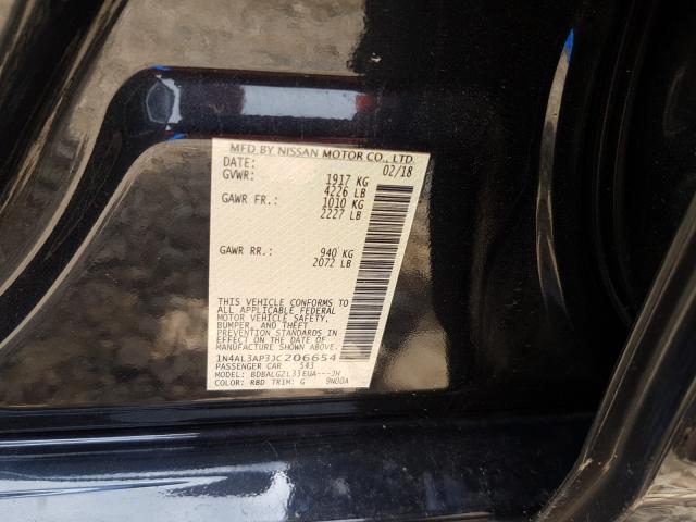 Photo 9 VIN: 1N4AL3AP3JC206654 - NISSAN ALTIMA 2.5 