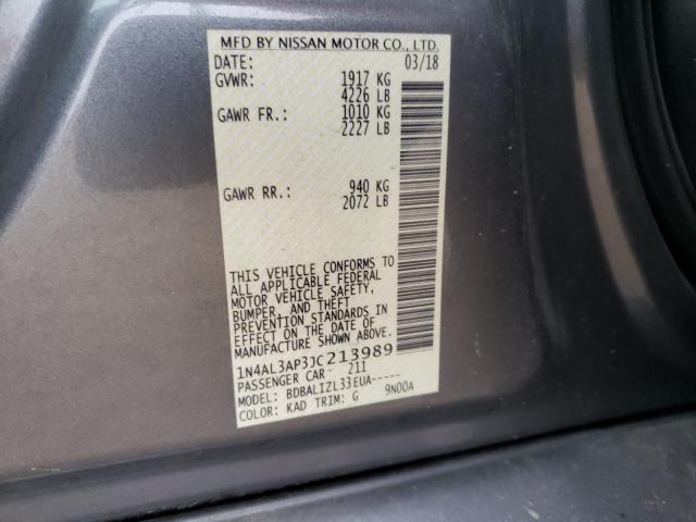 Photo 9 VIN: 1N4AL3AP3JC213989 - NISSAN ALTIMA 2.5 