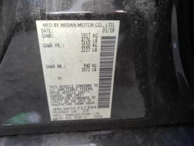 Photo 9 VIN: 1N4AL3AP3JC217394 - NISSAN ALTIMA 2.5 