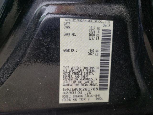 Photo 9 VIN: 1N4AL3AP3JC281788 - NISSAN ALTIMA 2.5 