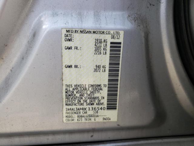 Photo 11 VIN: 1N4AL3AP4DC136540 - NISSAN ALTIMA 