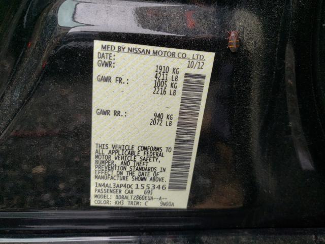 Photo 9 VIN: 1N4AL3AP4DC155346 - NISSAN ALTIMA 2.5 