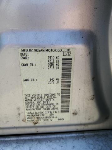 Photo 12 VIN: 1N4AL3AP4DC176763 - NISSAN ALTIMA 