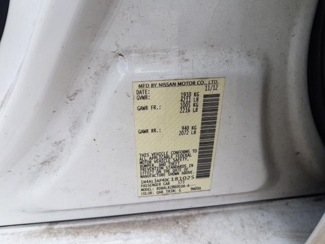 Photo 9 VIN: 1N4AL3AP4DC181025 - NISSAN ALTIMA 2.5 