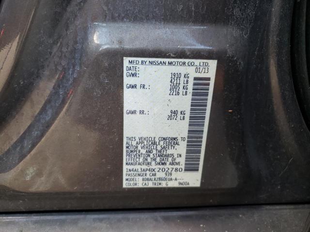 Photo 9 VIN: 1N4AL3AP4DC202780 - NISSAN ALTIMA 2.5 