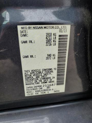 Photo 11 VIN: 1N4AL3AP4DC211687 - NISSAN ALTIMA 2.5 