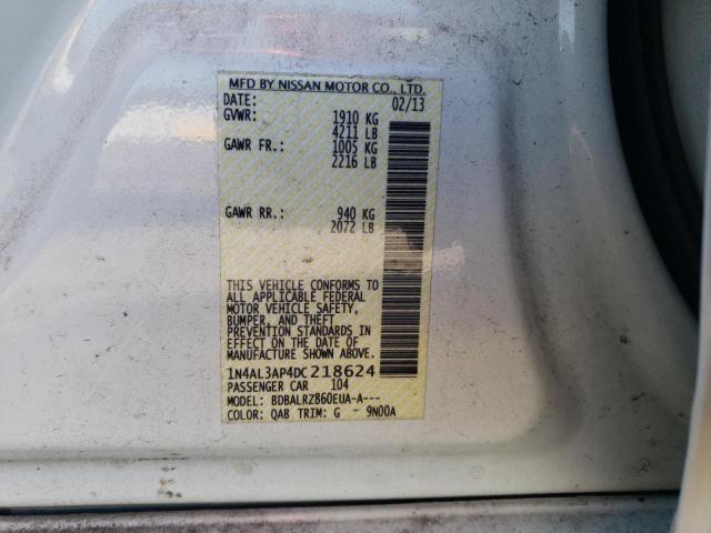 Photo 9 VIN: 1N4AL3AP4DC218624 - NISSAN ALTIMA 2.5 