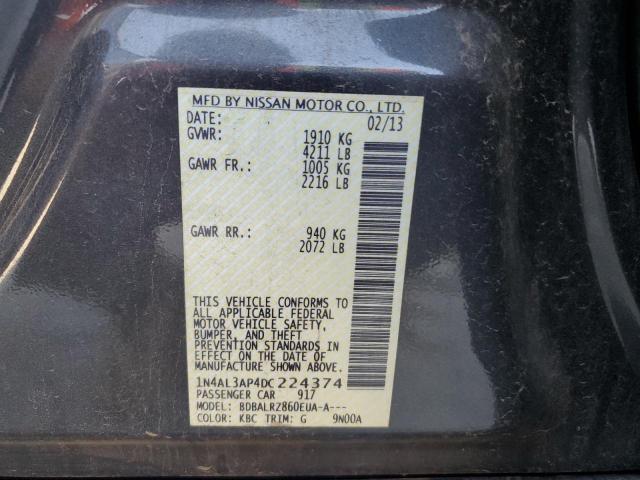 Photo 12 VIN: 1N4AL3AP4DC224374 - NISSAN ALTIMA 2.5 