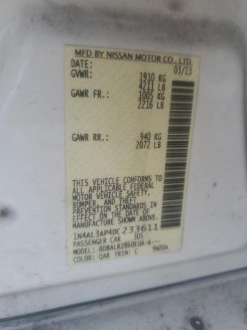 Photo 9 VIN: 1N4AL3AP4DC233611 - NISSAN ALTIMA 2.5 