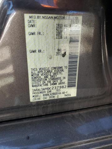 Photo 11 VIN: 1N4AL3AP4DC237982 - NISSAN ALTIMA 2.5 