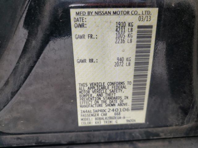 Photo 9 VIN: 1N4AL3AP4DC240106 - NISSAN ALTIMA 2.5 