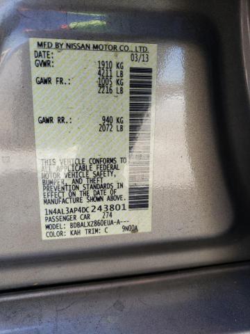 Photo 11 VIN: 1N4AL3AP4DC243801 - NISSAN ALTIMA 