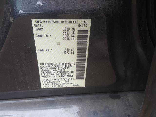 Photo 9 VIN: 1N4AL3AP4DC257245 - NISSAN ALTIMA 2.5 