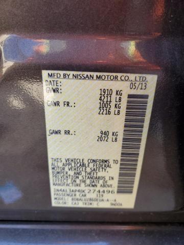 Photo 11 VIN: 1N4AL3AP4DC274496 - NISSAN ALTIMA 2.5 