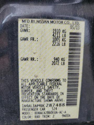 Photo 11 VIN: 1N4AL3AP4DC287488 - NISSAN ALTIMA 