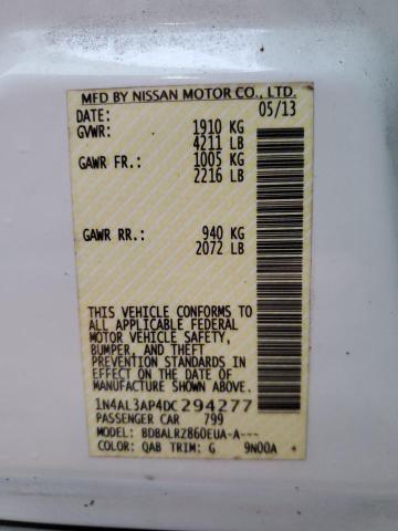 Photo 9 VIN: 1N4AL3AP4DC294277 - NISSAN ALTIMA 