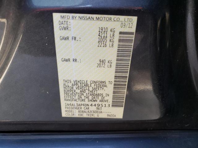 Photo 9 VIN: 1N4AL3AP4DN449513 - NISSAN ALTIMA 2.5 