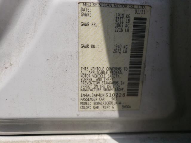 Photo 8 VIN: 1N4AL3AP4DN510228 - NISSAN ALTIMA 2.5 