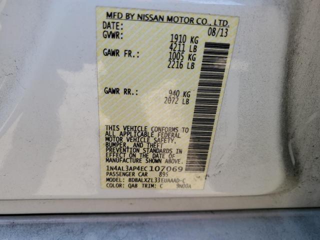 Photo 11 VIN: 1N4AL3AP4EC107069 - NISSAN ALTIMA 2.5 