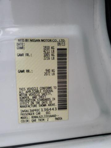 Photo 12 VIN: 1N4AL3AP4EC136443 - NISSAN ALTIMA 2.5 