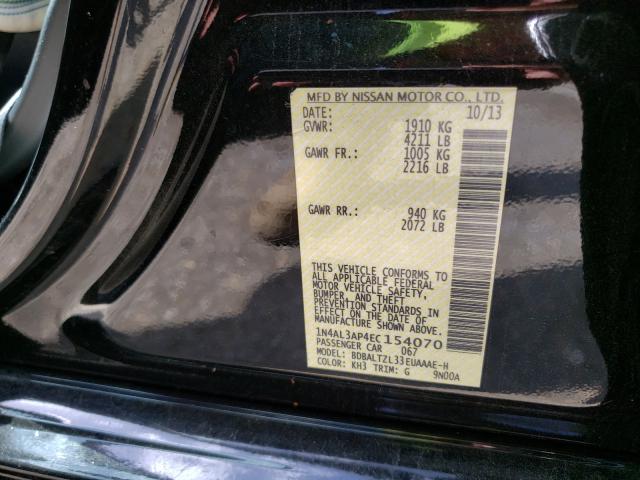 Photo 9 VIN: 1N4AL3AP4EC154070 - NISSAN ALTIMA 2.5 