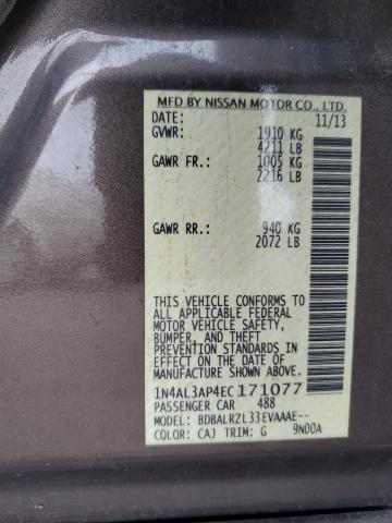 Photo 11 VIN: 1N4AL3AP4EC171077 - NISSAN ALTIMA 