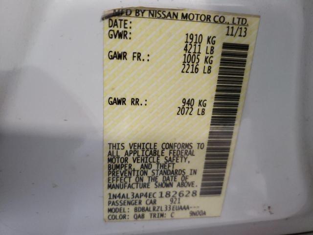 Photo 9 VIN: 1N4AL3AP4EC182628 - NISSAN ALTIMA 2.5 