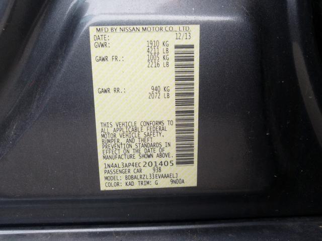 Photo 9 VIN: 1N4AL3AP4EC201405 - NISSAN ALTIMA 2.5 