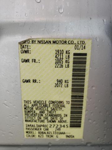 Photo 12 VIN: 1N4AL3AP4EC272345 - NISSAN ALTIMA 2.5 