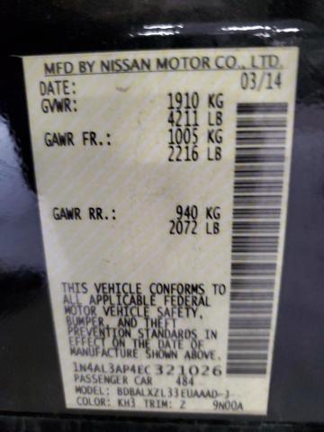 Photo 11 VIN: 1N4AL3AP4EC321026 - NISSAN ALTIMA 