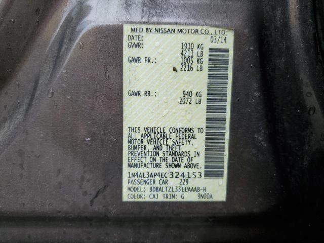 Photo 11 VIN: 1N4AL3AP4EC324153 - NISSAN ALTIMA 