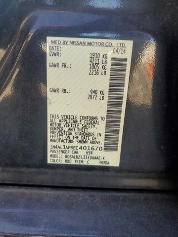 Photo 11 VIN: 1N4AL3AP4EC401670 - NISSAN ALTIMA 2.5 