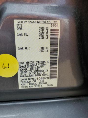 Photo 12 VIN: 1N4AL3AP4EC408828 - NISSAN ALTIMA 2.5 