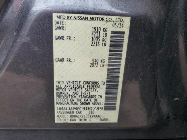 Photo 11 VIN: 1N4AL3AP4EC900789 - NISSAN ALTIMA 