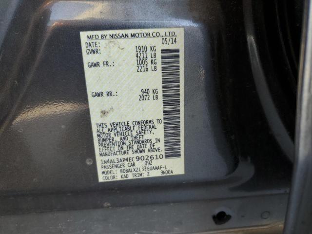 Photo 12 VIN: 1N4AL3AP4EC902610 - NISSAN ALTIMA 2.5 