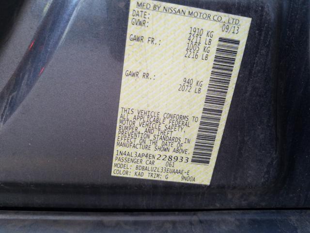 Photo 9 VIN: 1N4AL3AP4EN228933 - NISSAN ALTIMA 2.5 