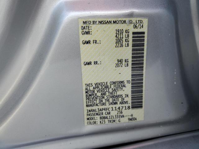 Photo 12 VIN: 1N4AL3AP4FC114718 - NISSAN ALTIMA 2.5 