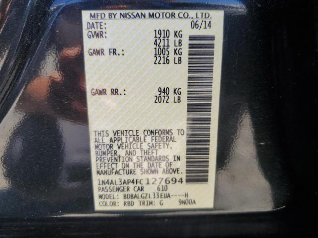 Photo 11 VIN: 1N4AL3AP4FC127694 - NISSAN ALTIMA 