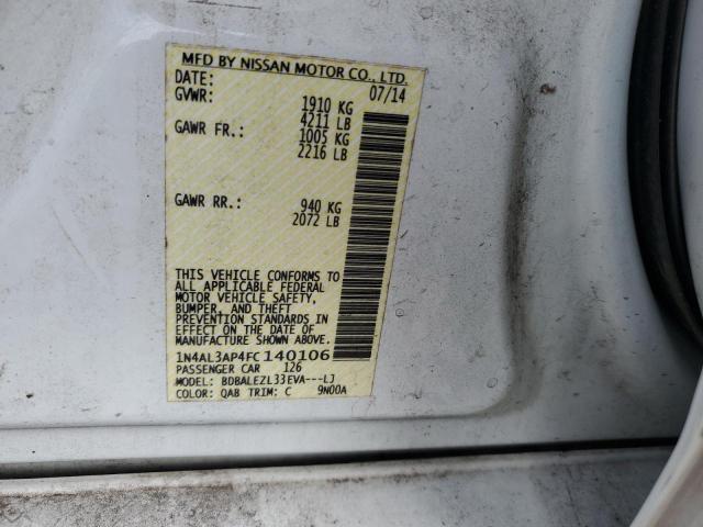 Photo 11 VIN: 1N4AL3AP4FC140106 - NISSAN ALTIMA 2.5 