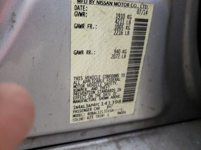 Photo 9 VIN: 1N4AL3AP4FC141398 - NISSAN ALTIMA 2.5 