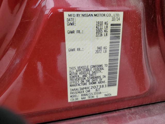 Photo 11 VIN: 1N4AL3AP4FC207383 - NISSAN ALTIMA 