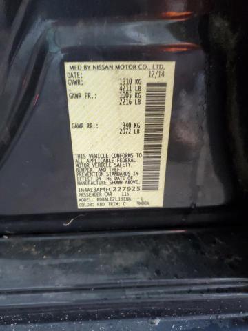 Photo 11 VIN: 1N4AL3AP4FC227925 - NISSAN ALTIMA 2.5 