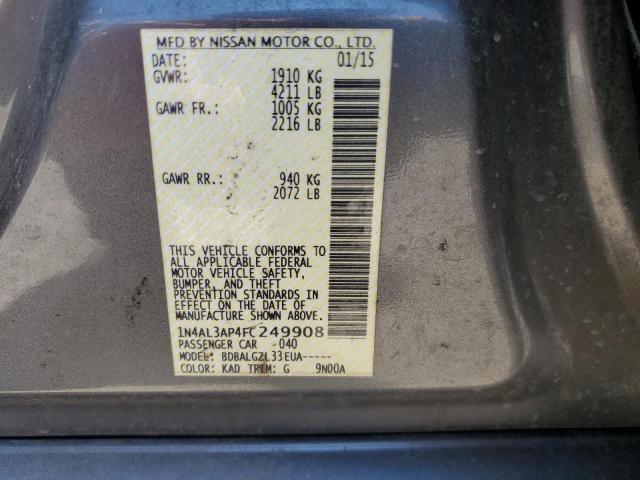 Photo 11 VIN: 1N4AL3AP4FC249908 - NISSAN ALTIMA 