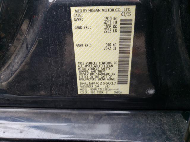 Photo 9 VIN: 1N4AL3AP4FC256017 - NISSAN ALTIMA 2.5 