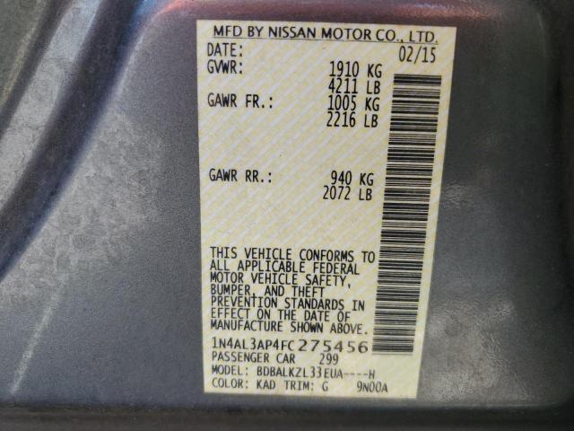 Photo 11 VIN: 1N4AL3AP4FC275456 - NISSAN ALTIMA 