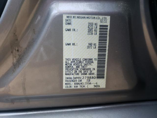 Photo 9 VIN: 1N4AL3AP4FC279880 - NISSAN ALTIMA 2.5 