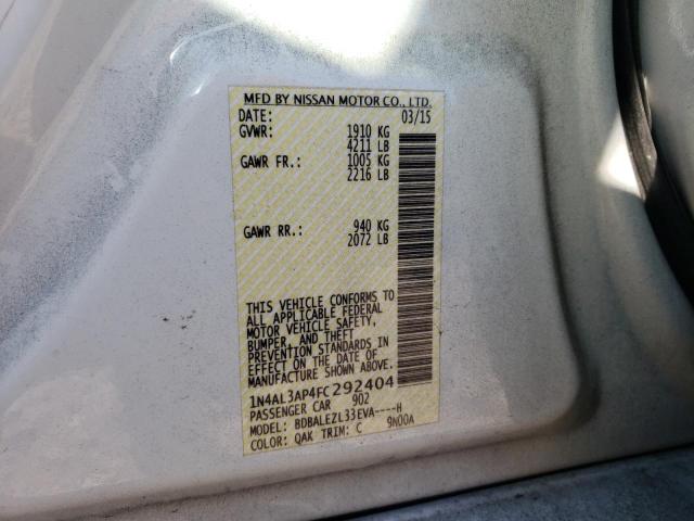 Photo 11 VIN: 1N4AL3AP4FC292404 - NISSAN ALTIMA 