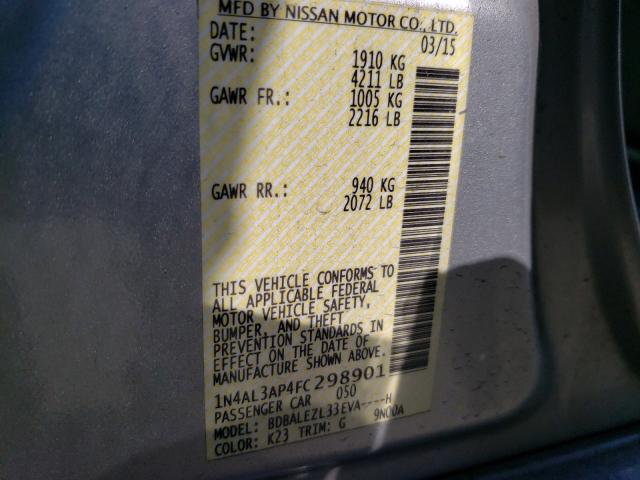 Photo 9 VIN: 1N4AL3AP4FC298901 - NISSAN ALTIMA 2.5 